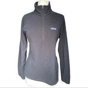 SALE🌈🌈🌈 Patagonia half zip black pullover fleece sweatshirt size M